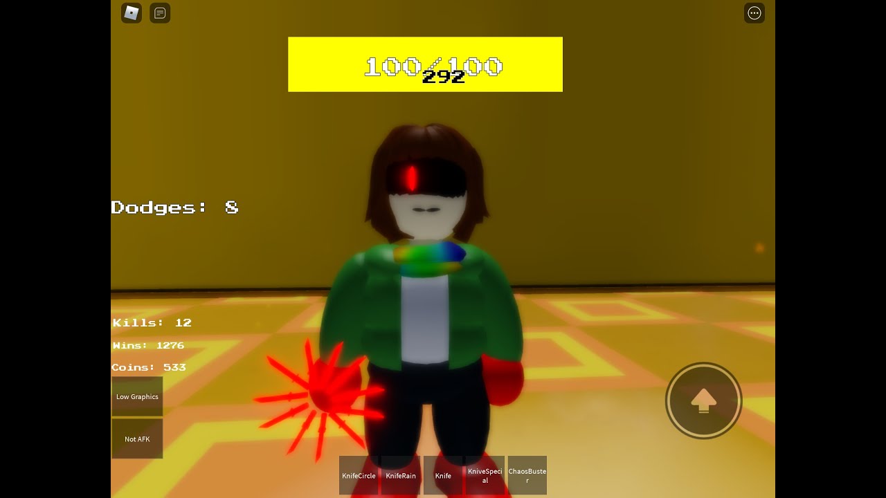 Roblox Undertale Judgement Day Storyshift Chara Showcase 400 Wins Character Youtube - roblox storyshift chara