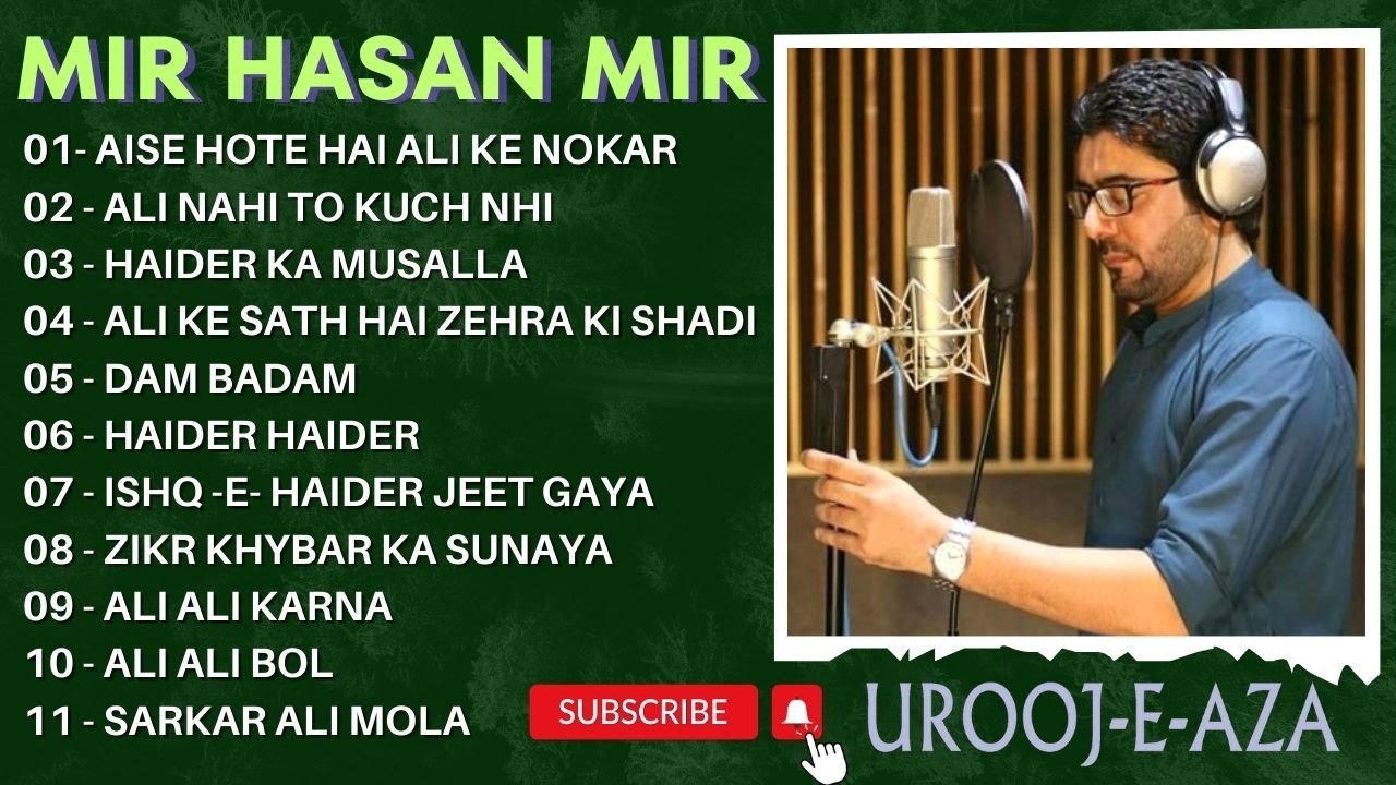 Midhat e Haider as  Mir Hasan Mir  Manqabat  Audio Only