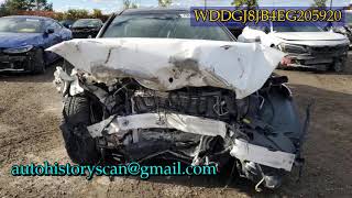 WDDGJ8JB4EG205920 Mercedes Benz C Class 2014