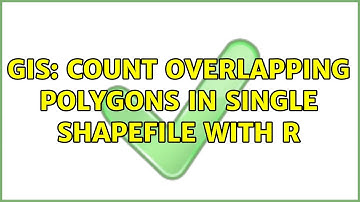 GIS: Count overlapping polygons in single shapefile with R