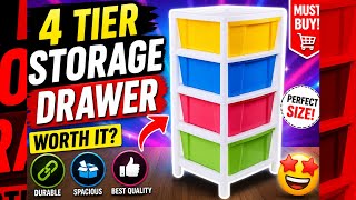 Space Saving 4 Layer Storage Drawer – Ghar ke liye Perfect Organizer | Clothes ,Makeup Storage Rack 