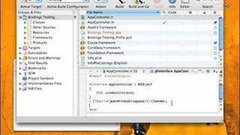 Cocoa Bindings Tutorial