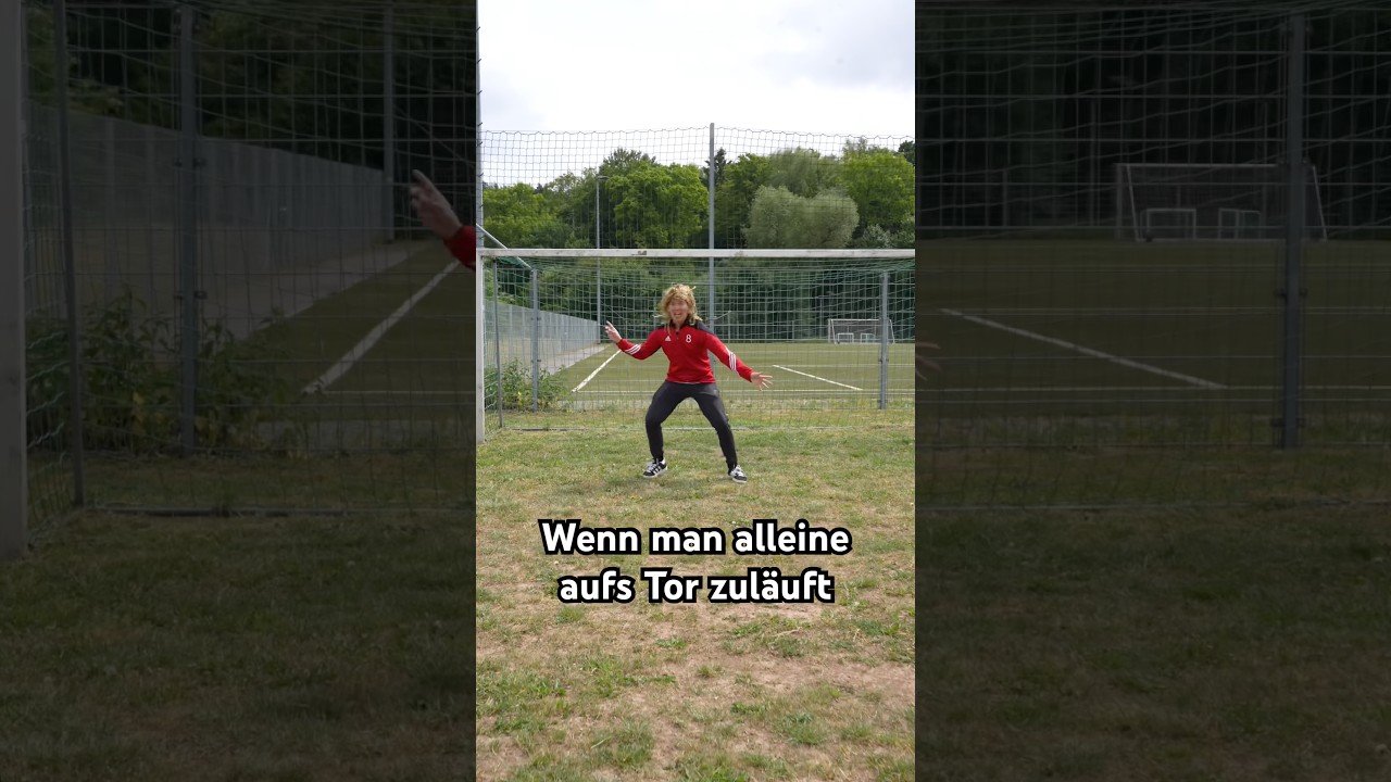 Wenn man alleine aufs Tor zuläuft👀😂 | @nickkloesch