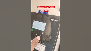 Schneider protection Relay P3U20 FULL configuration