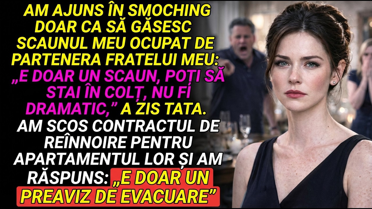 Părinții mei au râs: „E doar un scaun, poți sta în picioare!” — am scos contractul.