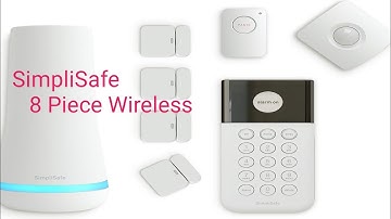 SimpliSafe 8 Piece Wireless Home Security System Optional 24/7 Professional Monitoring #tabaeat