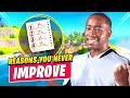 5 Simple Reasons You NEVER IMPROVE And EASY WAYS To Fix Them (Fortnite Tips & Tricks)