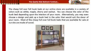 Visit: http://www.bunkbedsnow.com/ A full over full bunk bed is essentially a bunk bed having full-sized beds both for the lower level 