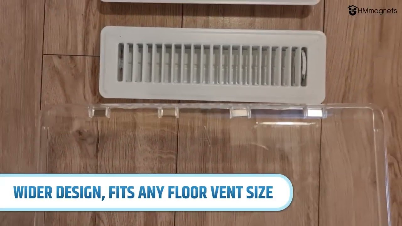 Adjustable Air Vent Extender for Floor Under Furniture – Sturdy & Durable (Magnetic) - Fits Any Vent