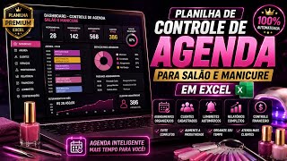 Transforme Seu Salão com nossa Planilha de Controle de Agenda em Excel!