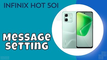 Message setting infinix Hot 50i || How to set message settings || How to use message