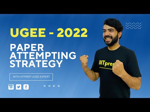 UGEE Paper Attempting Strategy | UGEE 2022 | IIIT Hyderabad | #ugee #iiith #mock #iiit #iiitprep