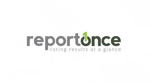 ReportOnce by WebIT + ListOnce