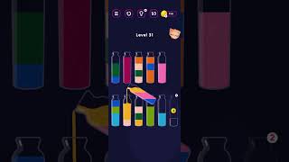 Get color - water sort puzzle level 31 #getcolor