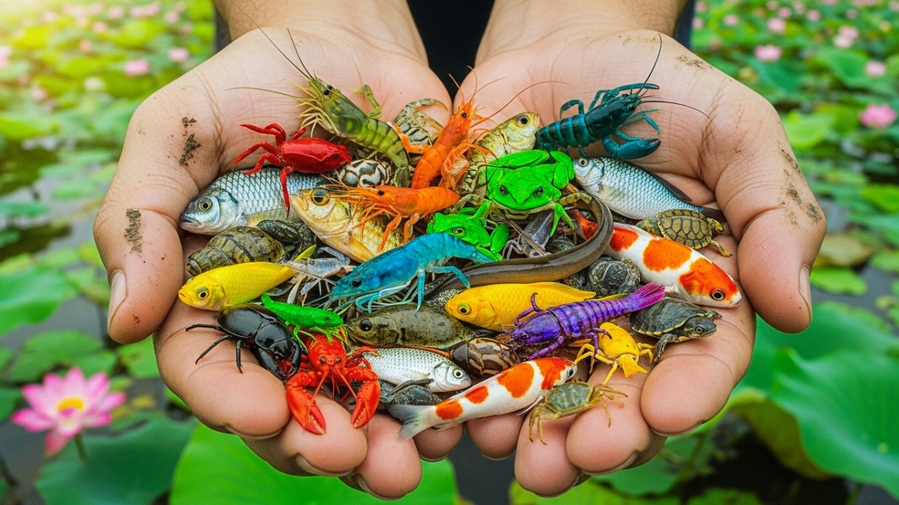Catch and Release Journey in Nature | Wild Frogs, Betta Fish & Hidden River Wonders