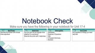 Unit 16 4 Notebook Check