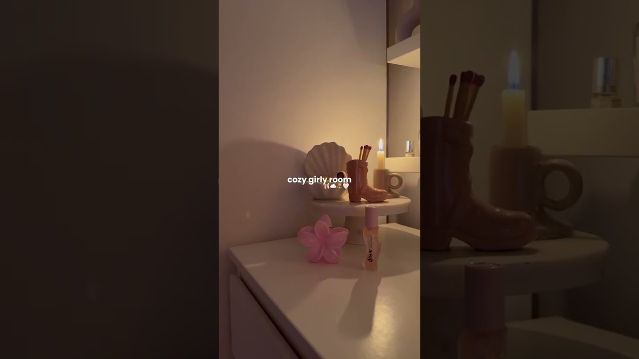 Preppy Pink Cozy Room Tour 💗 Soft Feminine Bedroom  & Pinterest Aesthetic 