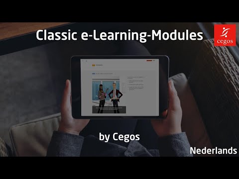 Classic e-Learning Modules walkthrough by Cegos (Dutch version)