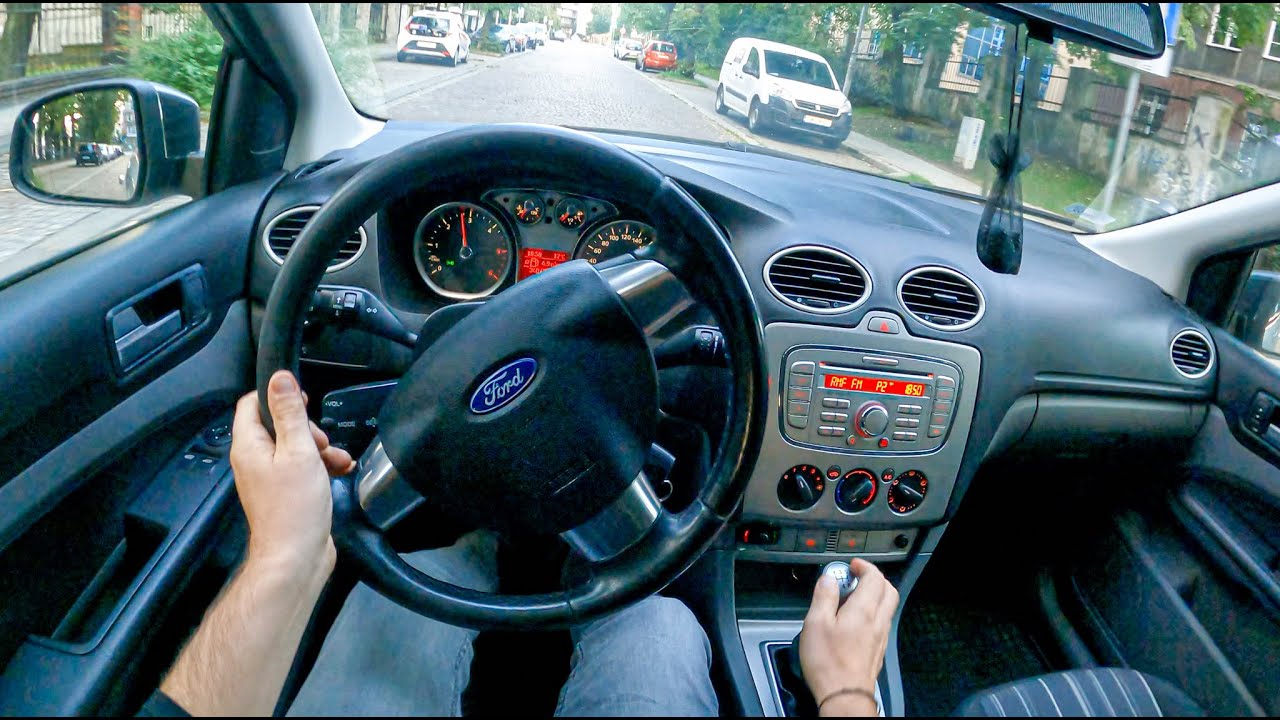 2009 Ford Focus Mk2 [1.6 TDCI 90 HP]  POV Test Drive #893 Joe Black 