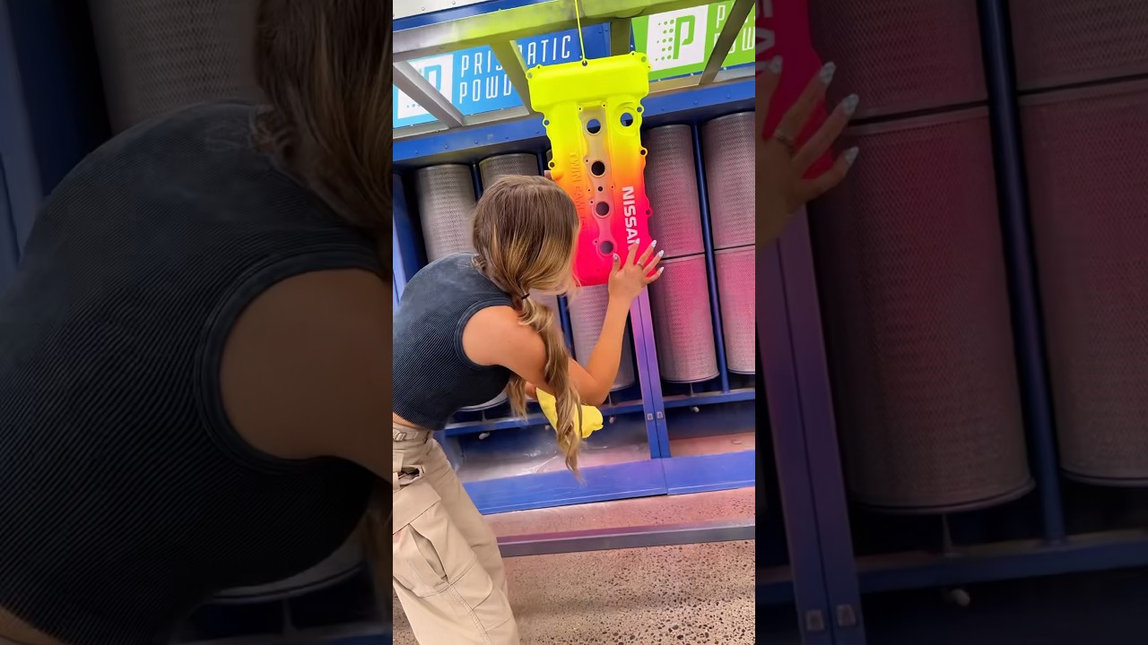 Первый опыт работы с порошковой покраской! 🤩✨🏁 #cars #nissan #custom #jdm #car #auto #powdercoat ...