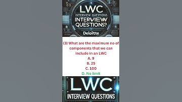 LWC MCQ #lwc #salesforce