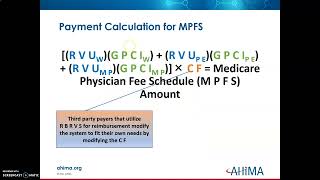 HIT 199 Chapter 8 Medicare Physician PPS