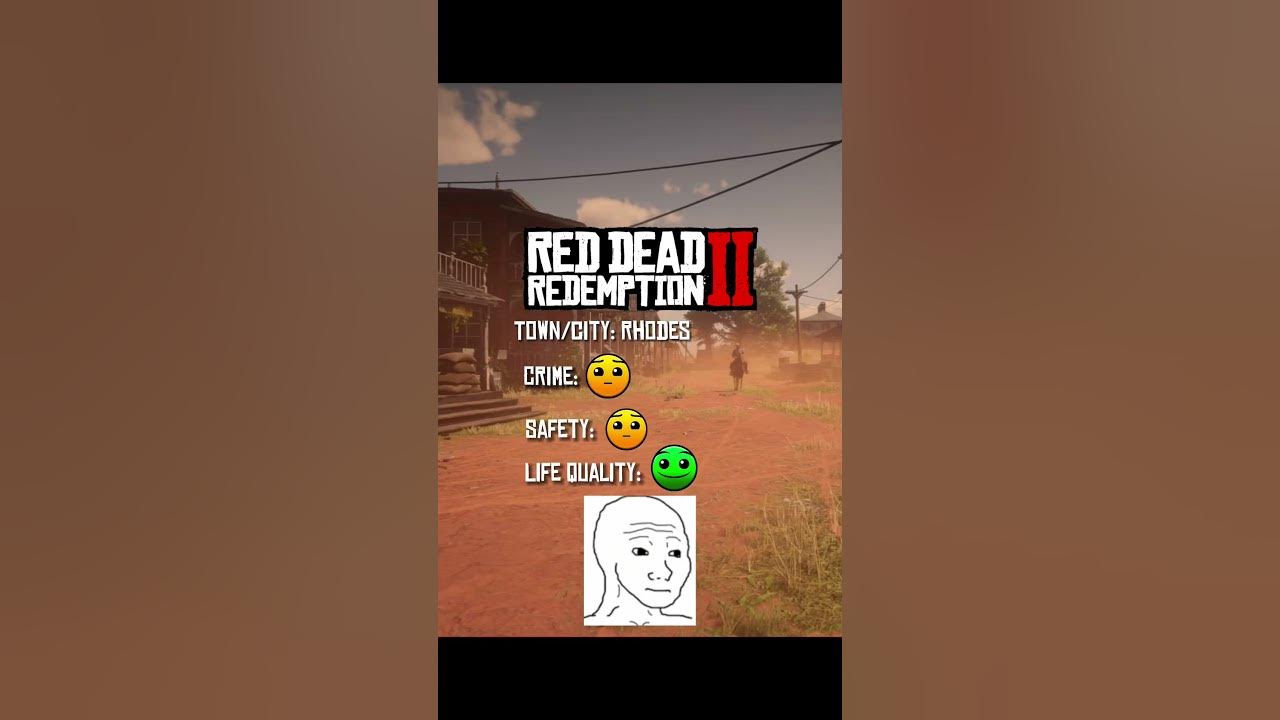 Towns/Cities in RDR2 | #reddeadredemption #recommended #town #shorts #rdr2