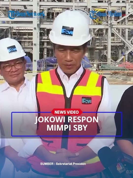 JOKOWI Respon Mimpi SBY 'Para Mantan Presiden Naik Kereta dari Presiden Ke 8'