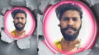 Torn paper effect| picsart photo editing | torn paper hole editing tutorial