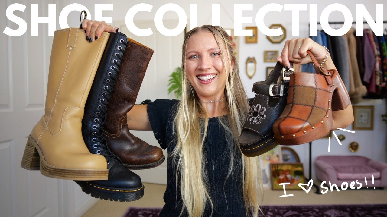 MY SHOE COLLECTION 2026 ✨ all my Dr. Martens + Vintage FRYE boots