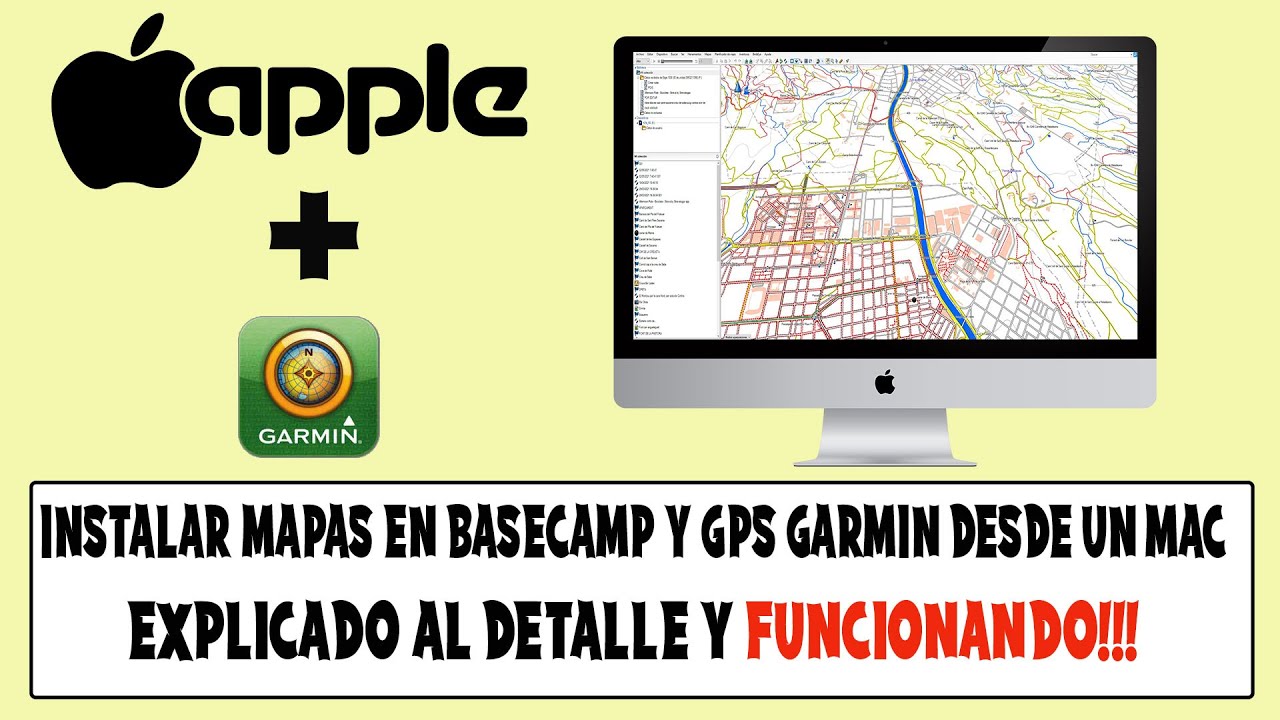 INSTALAR MAPA en BASECAMP y GPS GARMIN desde un MAC YouTube