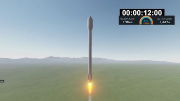 SimpleRockets 2: First Space X Style Launch
