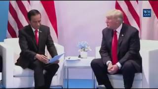 Tak Fasih Berbahasa Inggris Jokowi Di Tertawakan Donald Trump
