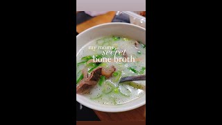My Mom's Bone Broth Recipe | #shorts