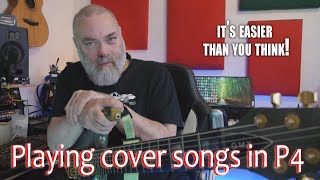 adapting to perfect 4ths tuning when playing cover material