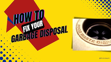 How To Fix Your Garbage Disposal In 30 Seconds! EASY!