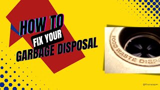 How To Fix Your Garbage Disposal In 30 Seconds! EASY!