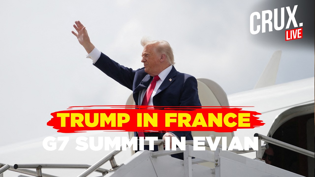 LIVE: Trump Lands In France For G7 Summit After Sealing Iran Deal | Hormuz Reopening