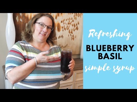 Blueberry Basil Simple Syrup | Quick Tip Tuesday