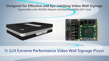 13th Gen Intel® Core™ Processor-based Signage Player with NVIDIA Ampere Architecture MXM GPU Cards