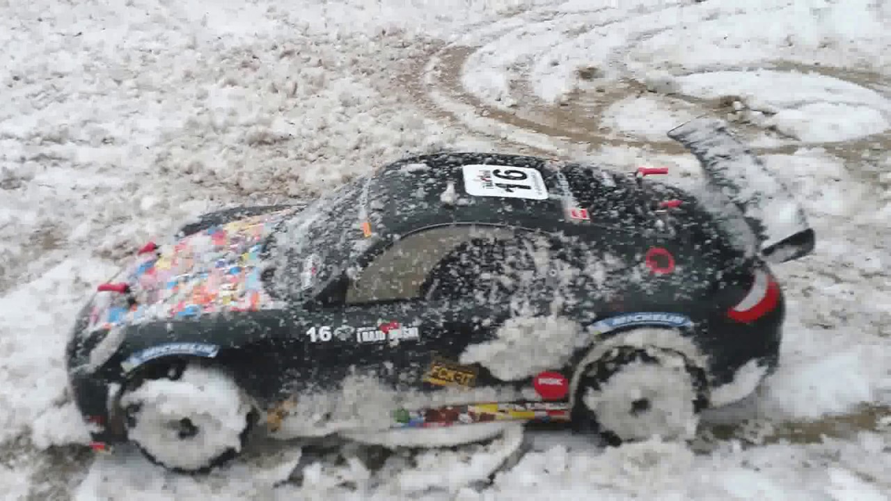 Maverick Strada TC evo RC Rally MOD na śniegu - YouTube