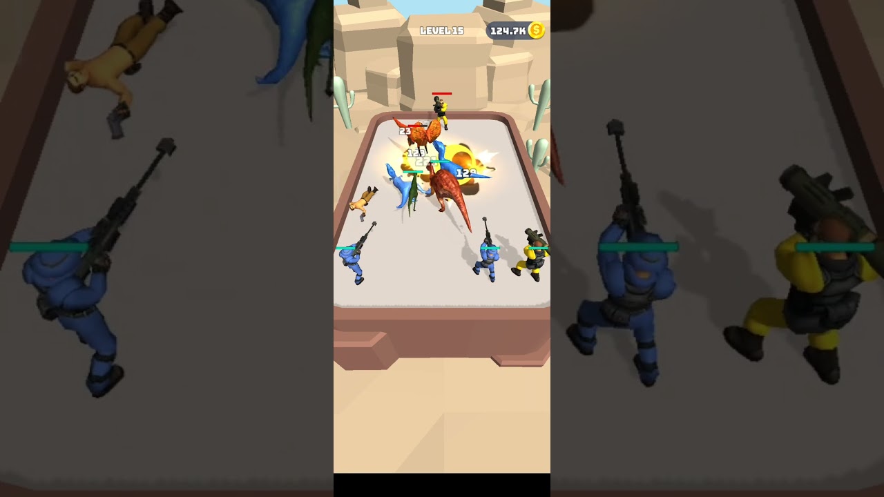 Merge dinosaur level-15 Android mobile game