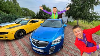 Dinosaur Attacked Car VS Mr. Joe on Audi Kids Video