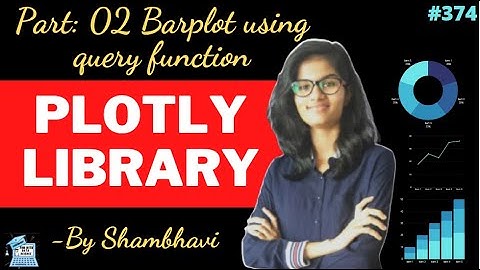 Plotly library Bar plot part:02 query function | data science |exploratory data analysis | tips data