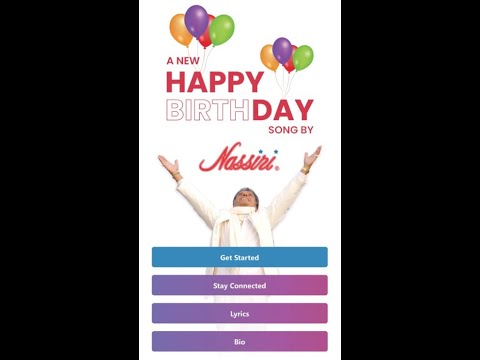Promo for Birthday Song App