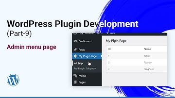 Add Admin Menu Page - WordPress Custom Plugin Development 2021in Hindi (Part-9)