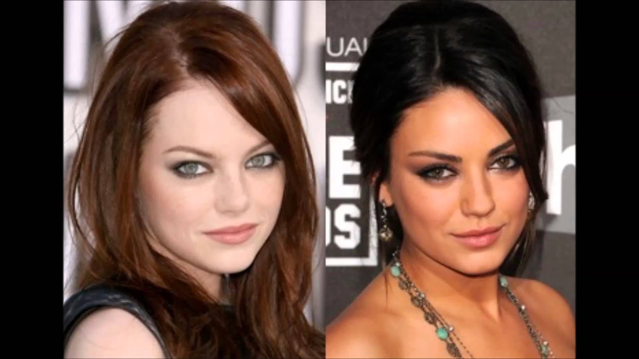 Mila Kunis and Emma Stone look alike - YouTube.