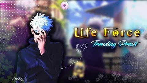 Life Force Xml 🖤 || Life Force Edit || Alight Motion Preset