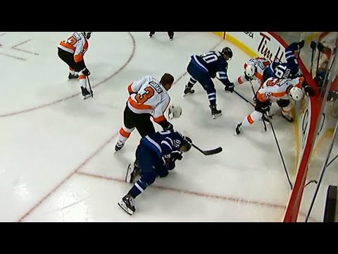 Gudas tossed after cracking down on Perreault’s head with stick