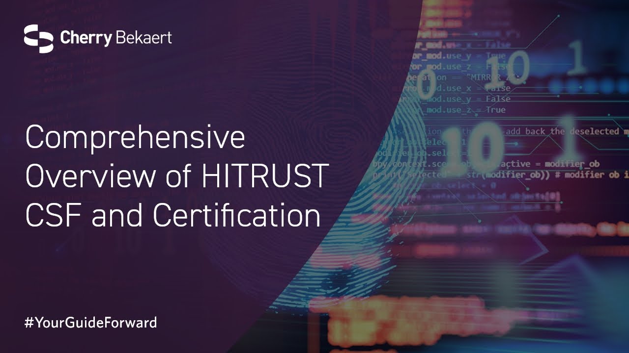 Comprehensive Overview of HITRUST CSF and Certification YouTube Comprehensive Overview of HITRUST CSF and Certification YouTube